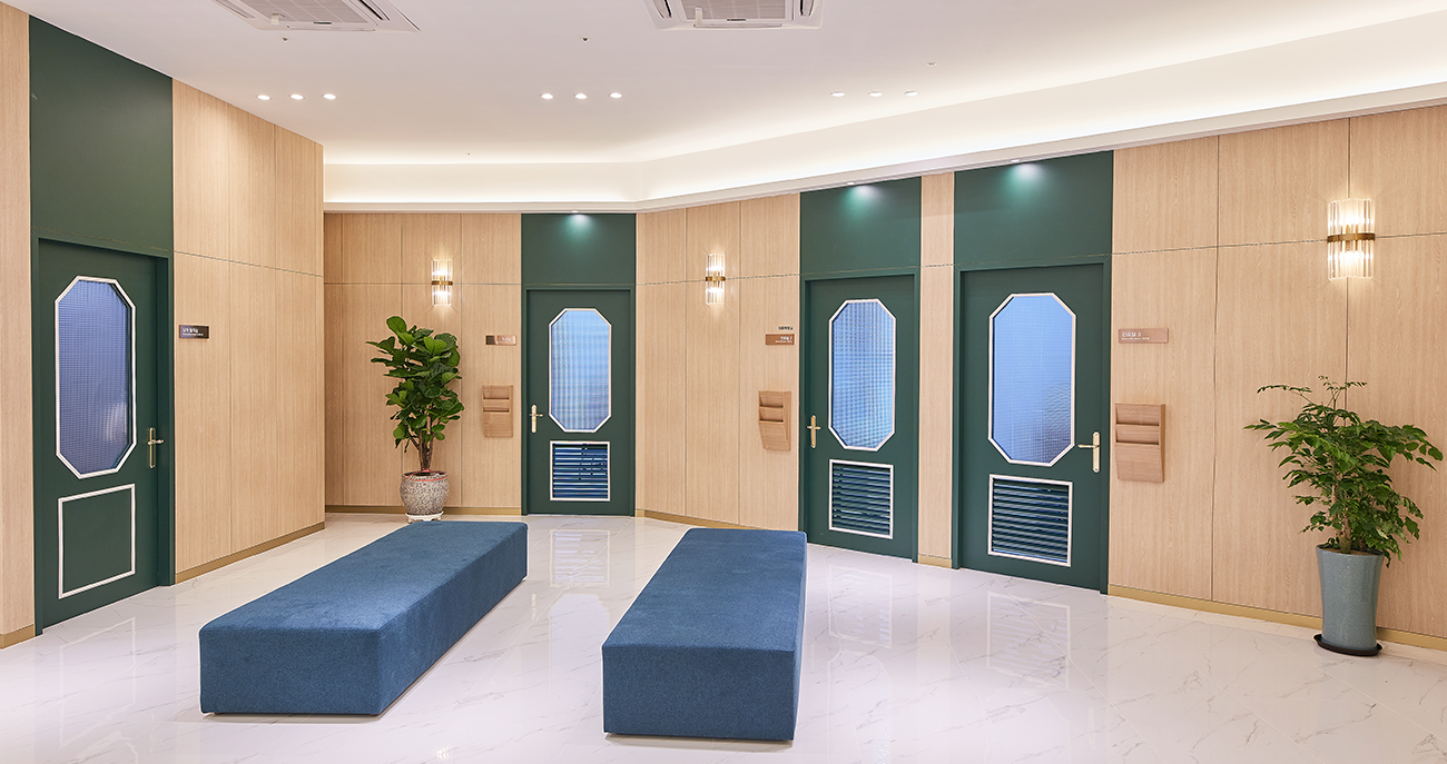 Treatment waiting area